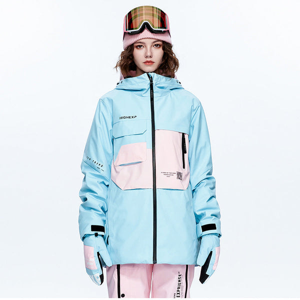 Veste de ski imperméable unisexe High Experience pour femme