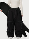 Pantalon de ski ample UrbanCraft Workwear pour femme, avec conception offrant une meilleure mobilité des genoux