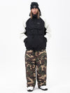 Ensemble veste bomber et pantalon ample pour homme, motif camouflage montagne freestyle