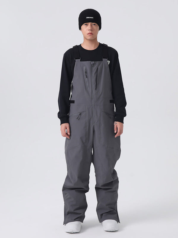 Salopette de ski ample et résistante Searipe pour homme et femme, style urbain, idéale pour la randonnée.