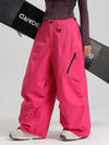 Pantalon de neige ample et fonctionnel Gsou Snow pour femme, résistant et urbain