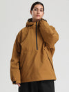 Veste anorak de snowboard Gsou Snow pour femme, résistante et au style urbain.
