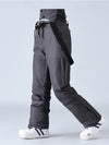Salopette de ski SnowPeak StormGuard pour femme, isolée et résistante aux intempéries.