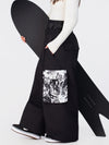 Pantalon de snowboard cargo ample et freestyle Hyper Flux Urban Graffiti pour femme - Park Rider