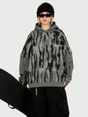 Sweat à capuche de ski freestyle Park Rider pour femme – Modèle 2 en 1 à plusieurs couches avec manches contrastées