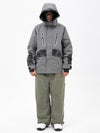 Ensemble de ski Chillform pour homme, camouflage réfléchissant – Veste Glow Trail et pantalon de ski ample Freerider