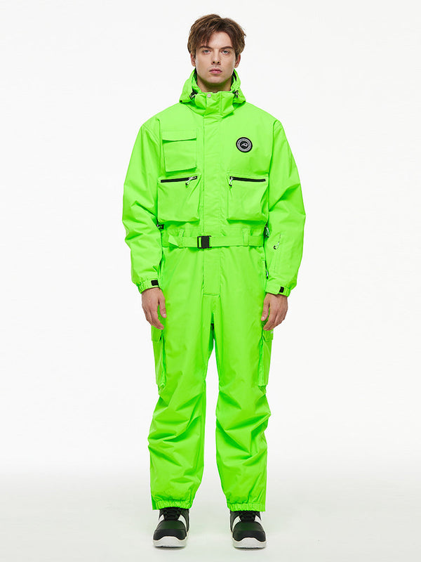 Combinaison intégrale unisexe Mountain Storm Chaser pour homme, toutes saisons, idéale pour la neige.