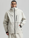 Veste de ski cargo Gsou Snow pour homme, résistante et fonctionnelle, idéale pour l'hiver en montagne.