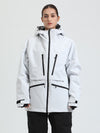 Veste de ski cargo multifonctionnelle Gsou Snow pour femme, résistante et performante.