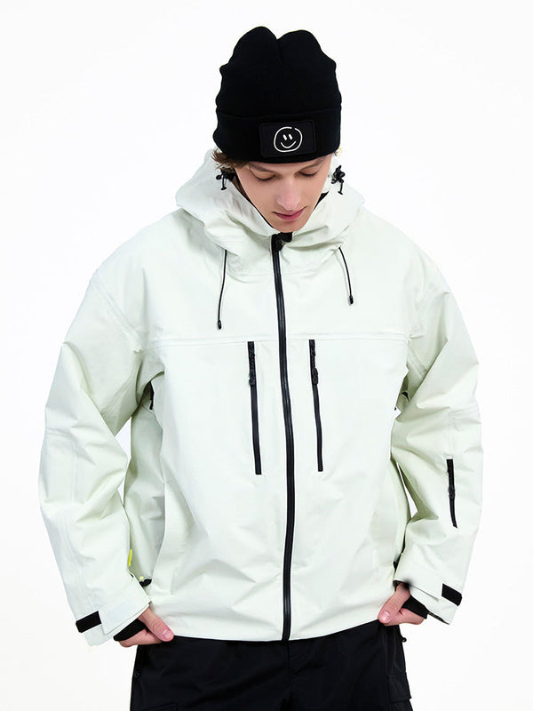 Veste de ski thermique 3L Mountain Pro pour homme, résistante et adaptée à toutes les conditions météorologiques