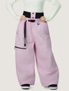 Pantalon de neige ample et résistant pour femme Urban Storm, style freestyle.