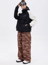 Ensemble veste bomber et pantalon ample pour femme, motif camouflage montagne freestyle