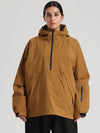 Veste anorak de snowboard Gsou Snow pour femme, résistante et au style urbain.
