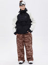 Ensemble veste bomber et pantalon ample pour femme, motif camouflage montagne freestyle