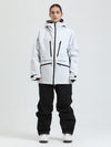 Combinaison de ski cargo multifonctionnelle Gsou Snow pour femme, résistante et performante.