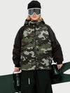 Veste de ski freestyle multifonctionnelle et résistante pour femme, style urbain.