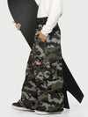 Pantalon de neige cargo ample et fonctionnel pour homme, avec ceinture utilitaire et poches multiples.