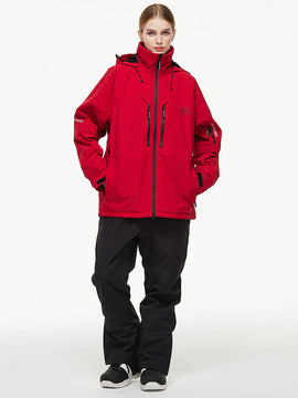 Combinaisons de ski thermiques coupe-vent Arctic Queen Mountain pour femmes avec salopette