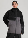 Veste de snowboard cargo hybride Gsou Snow Terrain Flow FlexZip pour femme