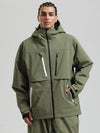 Veste de ski cargo Gsou Snow pour homme, résistante et fonctionnelle, idéale pour l'hiver en montagne.