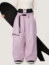 Pantalon de neige ample et résistant pour femme Urban Storm, style freestyle.