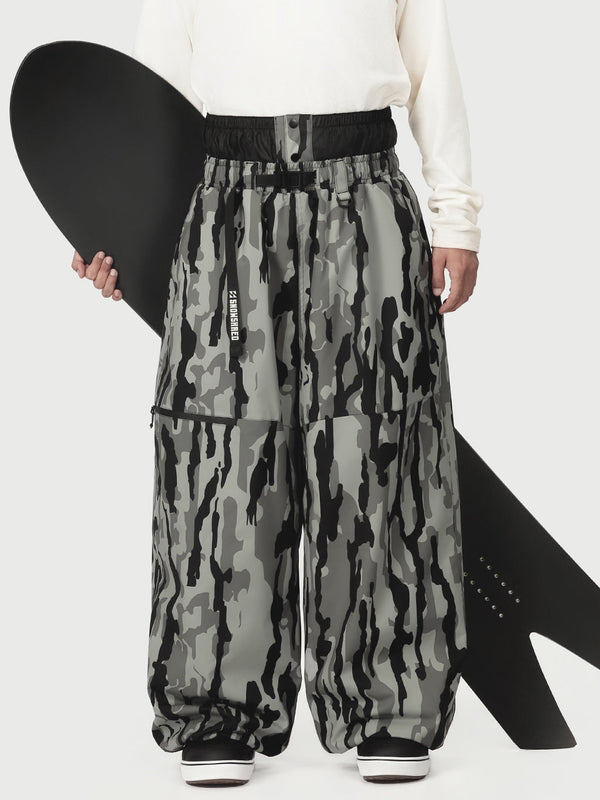 Pantalon de neige ample et résistant pour homme, style Urban Storm.