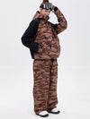 Ensemble veste bomber et pantalon ample pour femme, motif camouflage montagne freestyle