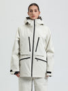 Veste de ski cargo multifonctionnelle Gsou Snow pour femme, résistante et performante.