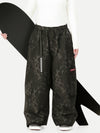 Pantalon de neige cargo utilitaire extensible et résistant Techline pour femme – Coupe ample et décontractée