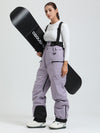 Salopette de ski cargo multifonctionnelle Gsou Snow pour femme, résistante et performante.