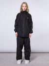 Combinaison de snowboard Dook Snow Track Stripe pour femme : veste et pantalon.