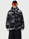 Veste de ski freestyle Nightline Park Rider pour homme avec panneaux réfléchissants