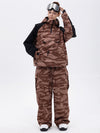 Ensemble veste bomber et pantalon ample pour femme, motif camouflage montagne freestyle