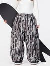 Pantalon de neige ample Nightline Park Rider pour femme, avec bandes réfléchissantes et poches cargo.