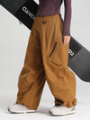 Pantalon de neige ample et fonctionnel Gsou Snow pour femme, résistant et urbain
