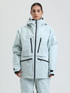 Veste de ski cargo multifonctionnelle Gsou Snow pour femme, résistante et performante.