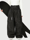 Pantalon de neige ample et résistant pour femme Urban Storm, style freestyle.