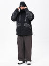 Ensemble de ski Chillform pour homme, camouflage réfléchissant – Veste Glow Trail et pantalon de ski ample