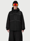 Veste de ski freestyle Nightline Park Rider pour homme avec panneaux réfléchissants