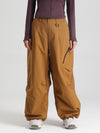 Pantalon de neige ample et fonctionnel Gsou Snow pour femme, résistant et urbain