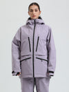 Veste de ski cargo multifonctionnelle Gsou Snow pour femme, résistante et performante.