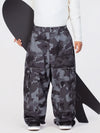 Pantalon de neige ample Nightline Park Rider pour homme, avec bandes réfléchissantes et poches cargo.