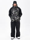 Ensemble veste bomber et pantalon ample pour homme, motif camouflage montagne freestyle
