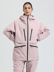 Veste de ski cargo multifonctionnelle Gsou Snow pour femme, résistante et performante.