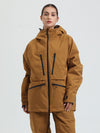 Veste de ski cargo multifonctionnelle Gsou Snow pour femme, résistante et performante.