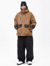 Ensemble de ski Chillform pour homme, camouflage réfléchissant – Veste Glow Trail et pantalon de ski ample