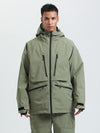 Veste de ski cargo multifonctionnelle Gsou Snow pour homme, résistante et durable.