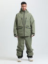 Combinaison de ski cargo multifonctionnelle Gsou Snow pour homme, résistante et performante.