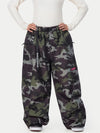 Pantalon de neige cargo utilitaire extensible et résistant Techline pour femme – Coupe ample et décontractée