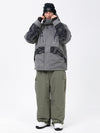 Ensemble de ski Chillform pour homme, camouflage réfléchissant – Veste Glow Trail et pantalon de ski ample